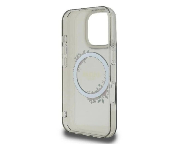 Guess IML Flowers Wreath do iPhone 16 Pro czarny - 1279184 - zdjęcie 3